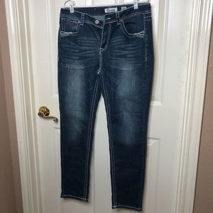 NEVER BEEN WORN Charme dark wash boot cut jeans